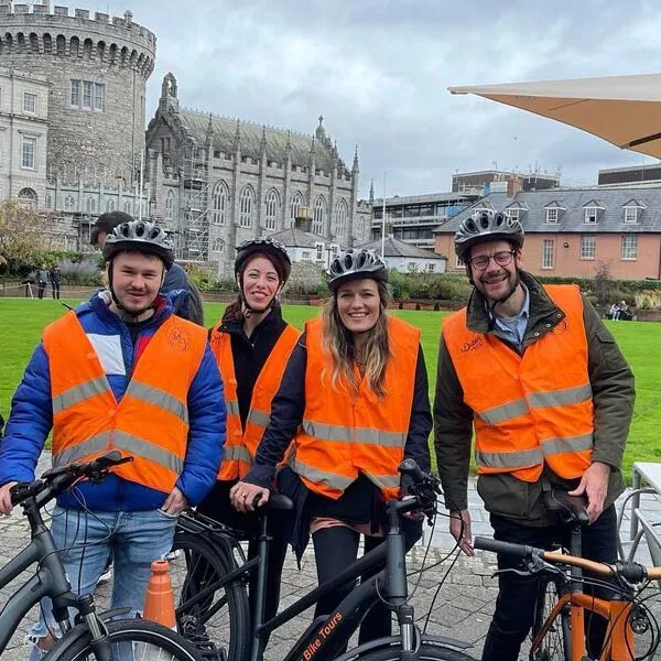 Lazy Bike Tourists Dublin Castle